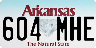 AR license plate 604MHE