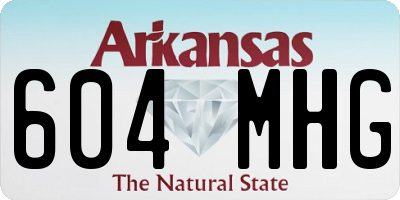 AR license plate 604MHG