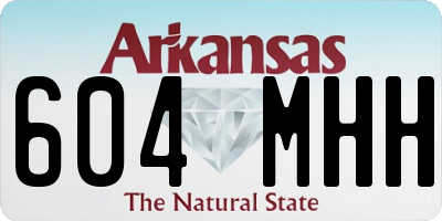 AR license plate 604MHH