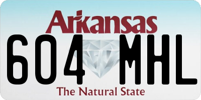 AR license plate 604MHL