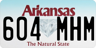 AR license plate 604MHM