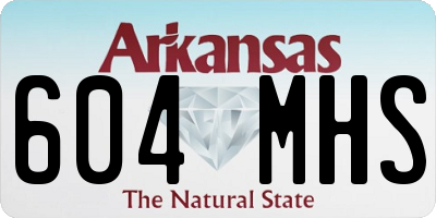 AR license plate 604MHS