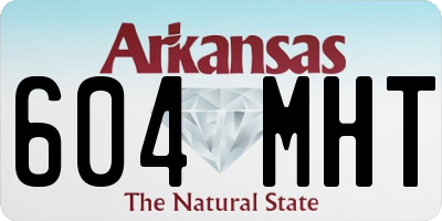AR license plate 604MHT