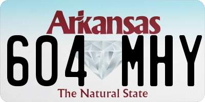 AR license plate 604MHY