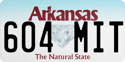 AR license plate 604MIT