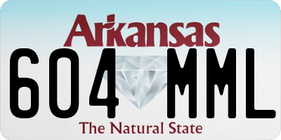 AR license plate 604MML
