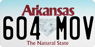 AR license plate 604MOV