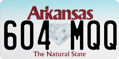 AR license plate 604MQQ