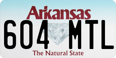AR license plate 604MTL