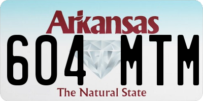 AR license plate 604MTM