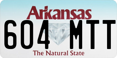 AR license plate 604MTT