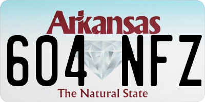 AR license plate 604NFZ