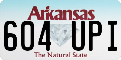 AR license plate 604UPI