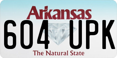 AR license plate 604UPK