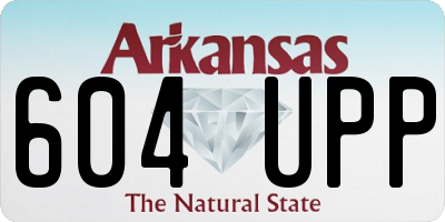 AR license plate 604UPP