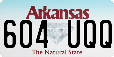 AR license plate 604UQQ