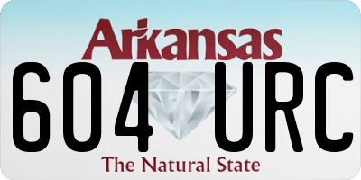 AR license plate 604URC
