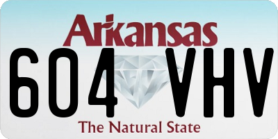 AR license plate 604VHV