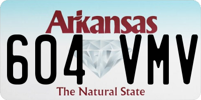 AR license plate 604VMV