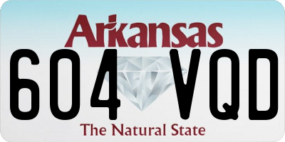AR license plate 604VQD