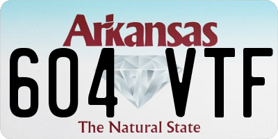 AR license plate 604VTF