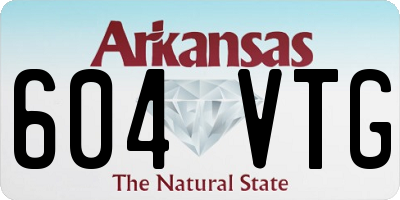 AR license plate 604VTG