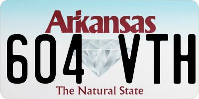 AR license plate 604VTH