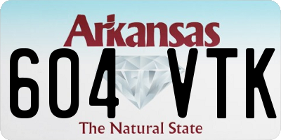 AR license plate 604VTK