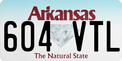 AR license plate 604VTL