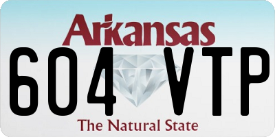 AR license plate 604VTP