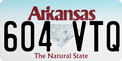 AR license plate 604VTQ