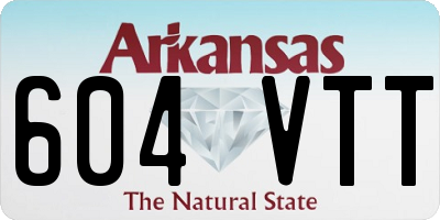 AR license plate 604VTT