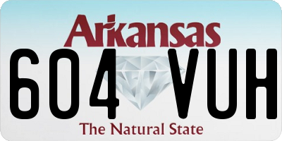 AR license plate 604VUH