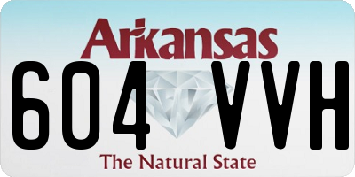 AR license plate 604VVH