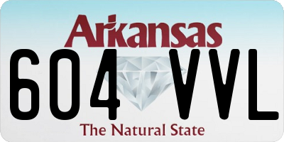AR license plate 604VVL