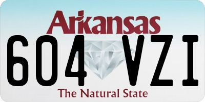 AR license plate 604VZI