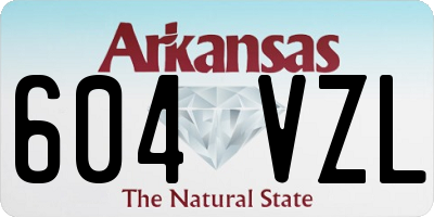 AR license plate 604VZL