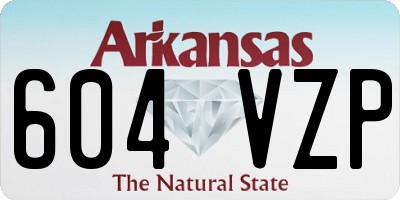 AR license plate 604VZP