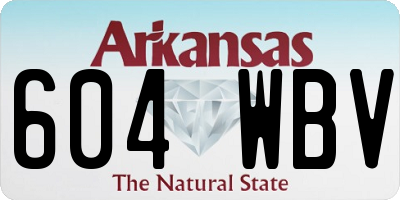 AR license plate 604WBV