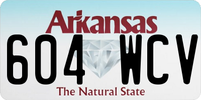 AR license plate 604WCV