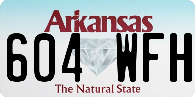 AR license plate 604WFH