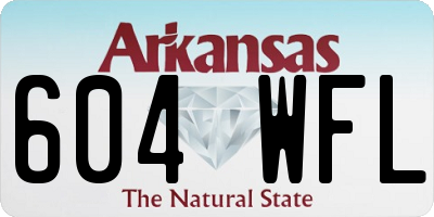 AR license plate 604WFL
