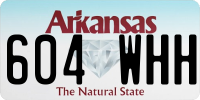 AR license plate 604WHH
