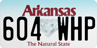 AR license plate 604WHP