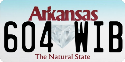 AR license plate 604WIB