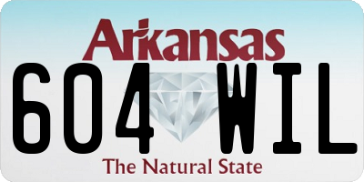 AR license plate 604WIL