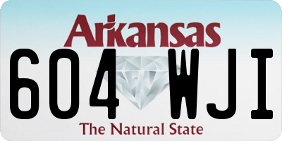 AR license plate 604WJI