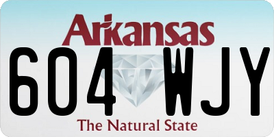 AR license plate 604WJY