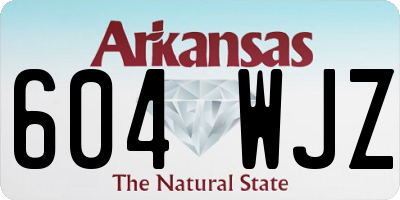 AR license plate 604WJZ