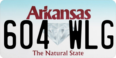 AR license plate 604WLG